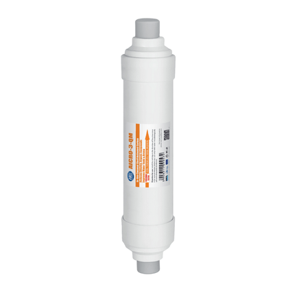AICRO-3-QM water filter in-line cartridge 2,5” x 12” -2 x 1/4” QM Aquafilter Carbon Cartridge Aquafilter