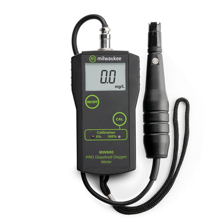 Milwaukee MW600 PRO Dissolved Oxygen Meter (includes calibration solutions) Pocket Tester Milwaukee