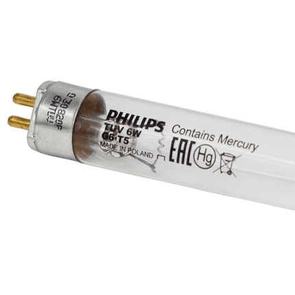 Philips G6T5 GERMICIDAL 9 inch 6W T5 UVC UV Lamp Philips