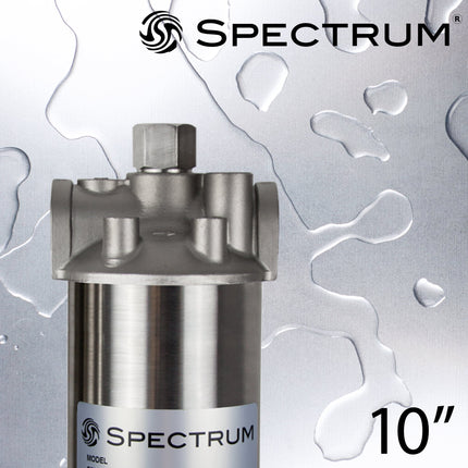 Spectrum Inox Economic (EFH) Housing, 10", 1/2" Ports Filter Housing Spectrum