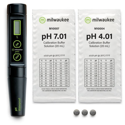 Milwaukee pH51 Waterproof pH Tester with Replaceable Probe Pocket Tester Milwaukee   