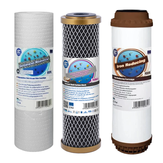 Aquafilter FCPS5 FCCBL-G FCCFE replacement cartridges set