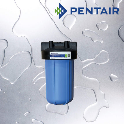 10" Pentair "Big Blue" Large Diameter Housing 1.5" BSP, with Pressure Release Filter Housing Pentair