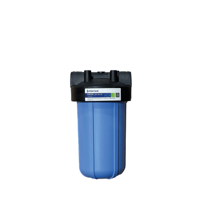 10" Pentair "Big Blue" Large Diameter Housing 1.5" BSP, with Pressure Release Filter Housing Pentair