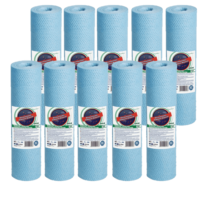 10pk Aquafilter FCPS5-AB 5 micron melt-blown antimicrobial/antibacterial polypropylene filter cartridge 10" Sediment Cartridge Aquafilter