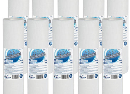10pk Aquafilter FCPS20 20 Micron Sediment Filter 10" - GroAqua