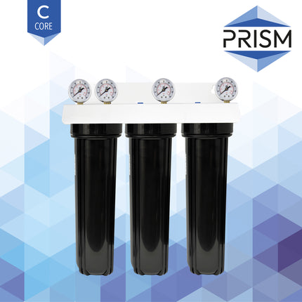 PRISM 3 Stage Black Housing System 20" LD Filter Housing Prism   