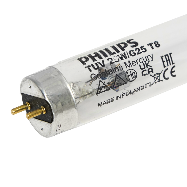 Philips G25T8 GERMICIDAL 18 inch 25W T8 UVC UV Lamp Philips