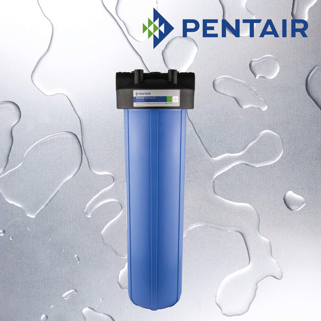 20" Pentair "Big Blue" Large Diameter Housing, 1.5" BSP, without Pressure Release Filter Housing Pentair