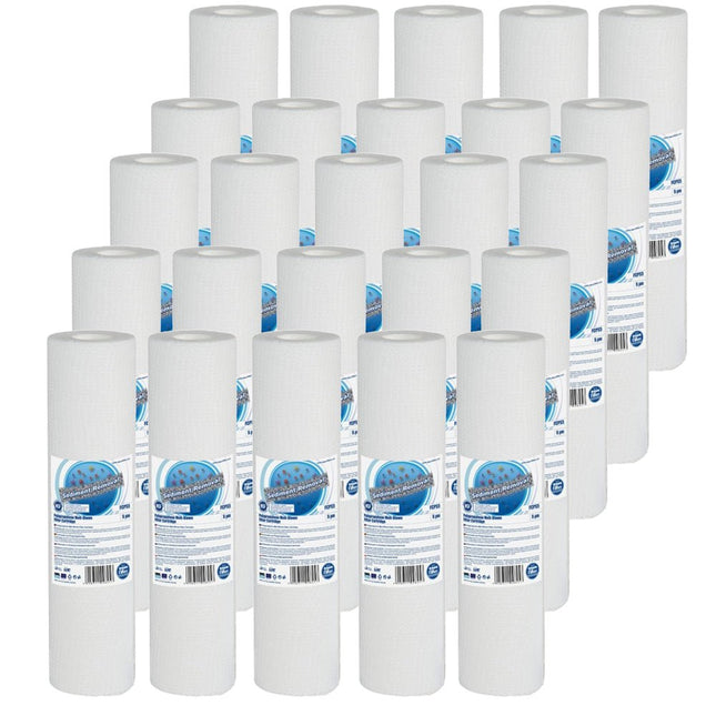 25pk Aquafilter FCPS50 50 Micron Sediment Filter 10" Cartridge Filter Aquafilter