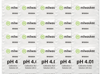 25pk Milwaukee M10004B pH 4.01 Calibration Solution Sachet Accessory Milwaukee