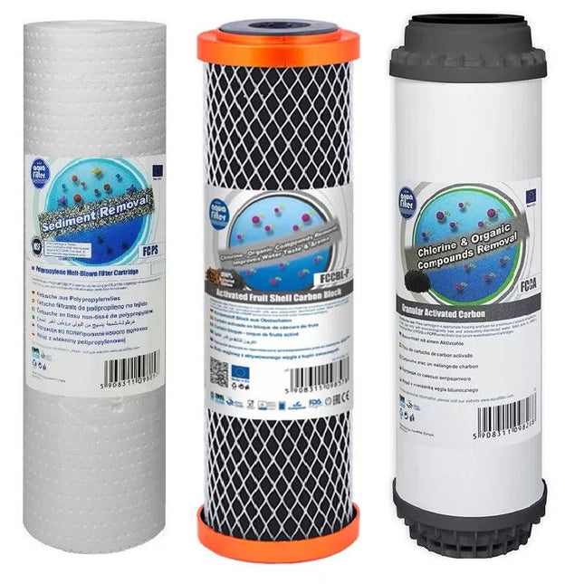 3 Replacement Pre Filters for Water fed pole window cleaning reverse osmosis RO - GroAqua