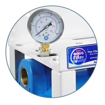3 Stage Big Blue 10" Water purifier and iron reducing filter kit Big Blue Whole House System Aquafilter