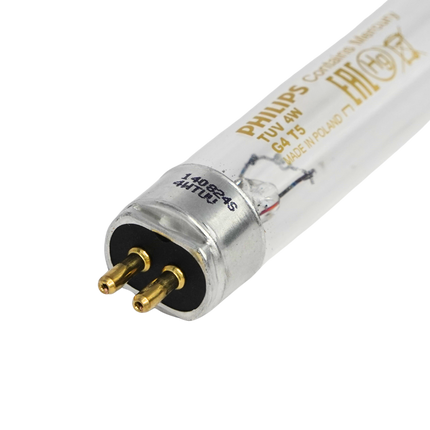 Philips G4T5 GERMICIDAL 6 inch 4W T5 UVC UV Lamp Philips
