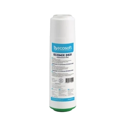 Ecosoft filter with ECOMIX material, 2.5″×10″