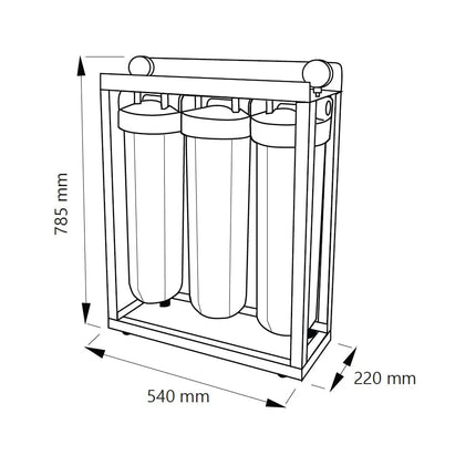 Aquafilter filter housing HHBB20B