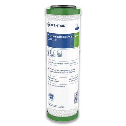 Pentair/ Pentek CBR2-10, Carbon Block Water Filter - 10 inch Carbon Cartridge Pentair