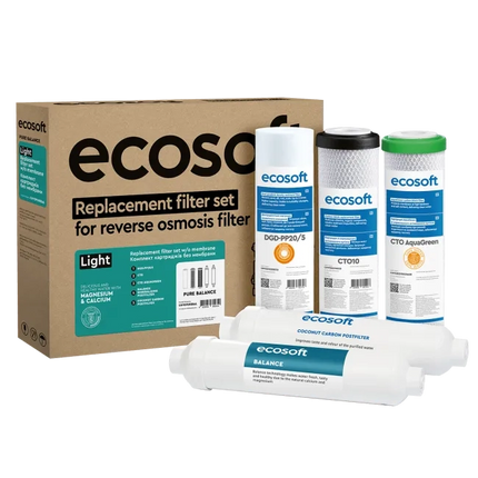 Ecosoft PURE Balance light replacement filter set without membrane