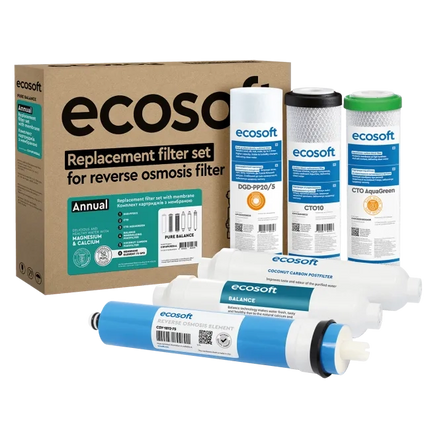 Ecosoft PURE Balance annual replacement filter set with membrane