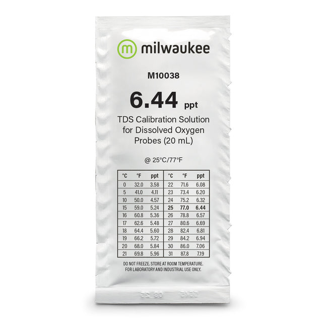 Milwaukee M10038B 6.44 ppt TDS Calibration Solution Sachet Accessory Milwaukee   
