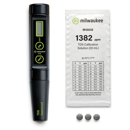 Milwaukee T75 Waterproof Low Range Total Dissolved Solids Pen (TDS) Handheld Meter Milwaukee