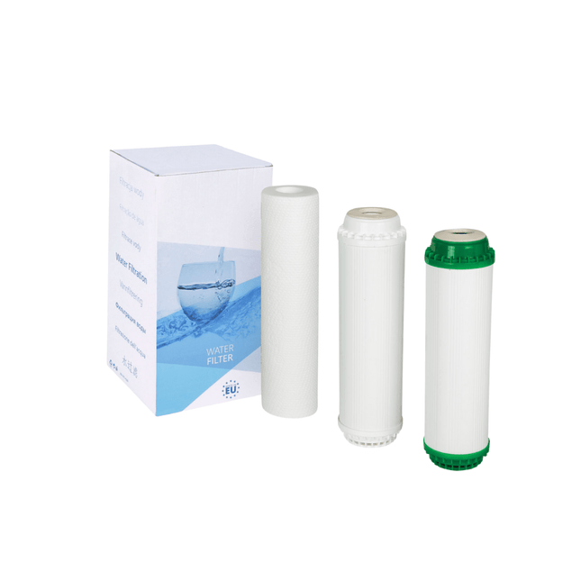 A set of 3 replaceable cartridges for FP3 series systems Filter Set Aquafilter