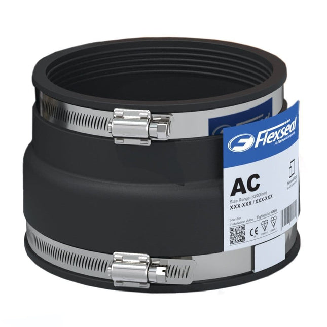 AC2654 EPDM Adaptor Coupling 240mm - 265mm / 144mm - 160mm Coupling Flexiseal