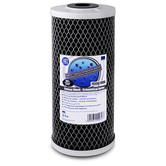 Aquafilter FCCBL 10″ Large Diameter Active Carbon Block filter - GroAqua