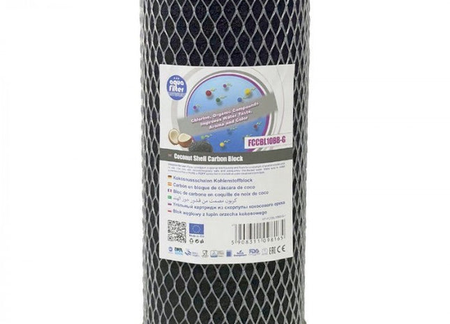 Aquafilter FCCBL10BB-G 10" Big Blue Gold series carbon block cartridge Carbon Cartridge Aquafilter