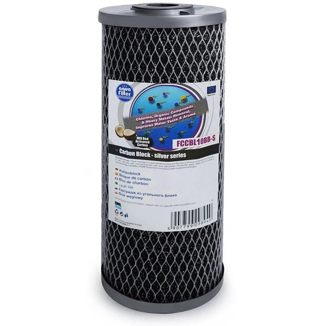 Aquafilter FCCBL10BB - S 10" Big Blue Silver series carbon block cartridge - GroAqua