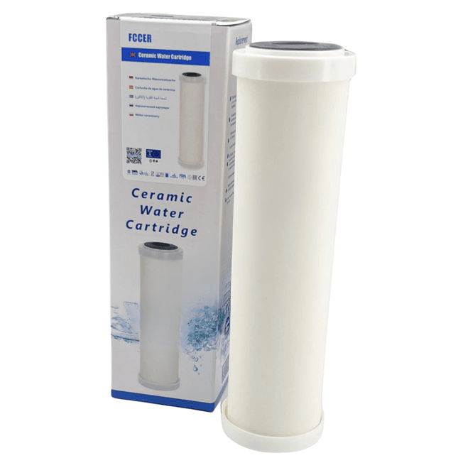 Aquafilter FCCER Ceramic Water Filter Cartridge 10" x 2.5" Cartridge Filter Aquafilter