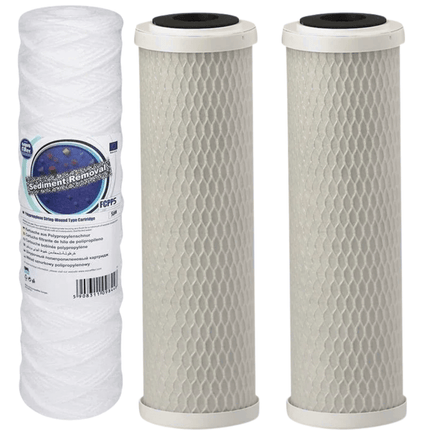 Aquafilter FCPP5 and 2 x FCCBL - S replacement cartridges set - GroAqua