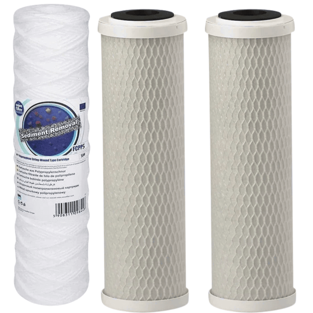 Aquafilter FCPP5 and 2 x FCCBL - S replacement cartridges set - GroAqua