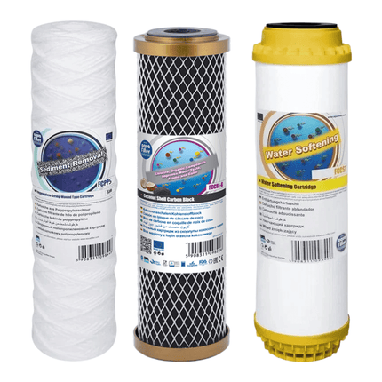 Aquafilter FCPP5 FCCBL-G FCCST replacement cartridges set - GroAqua