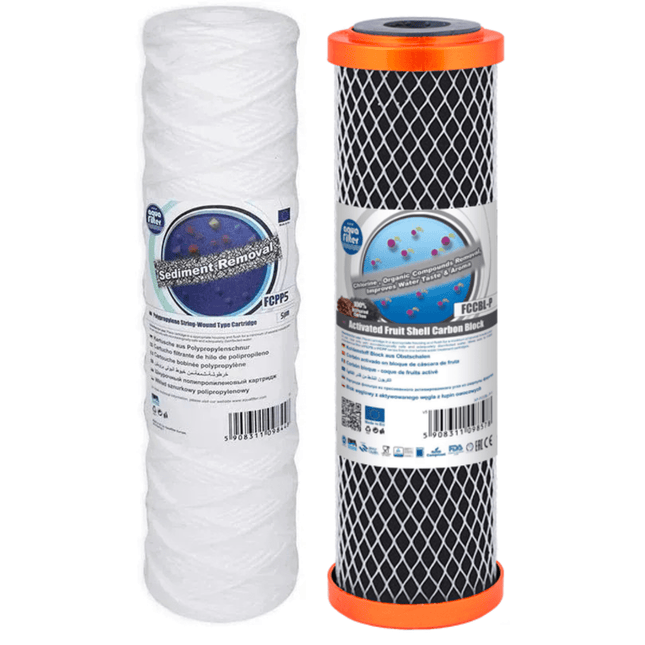 Aquafilter FCPP5 FCCBL replacement cartridges set - GroAqua