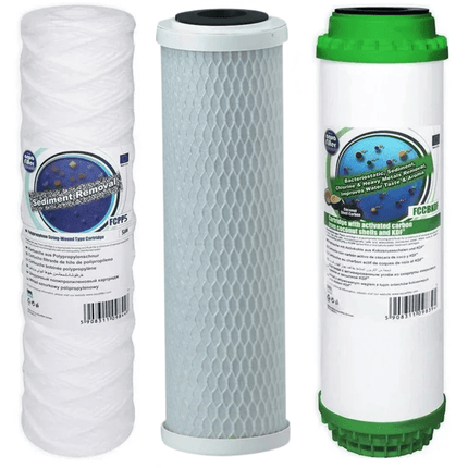 Aquafilter FCPP5 FCCBL - S FCCBKDF replacement cartridges set - GroAqua