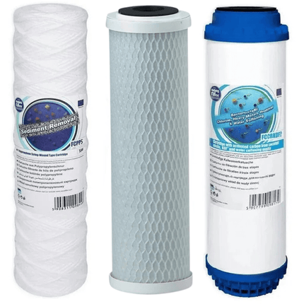 Aquafilter FCPP5 FCCBL - S FCCBKDF2 replacement cartridges set - GroAqua