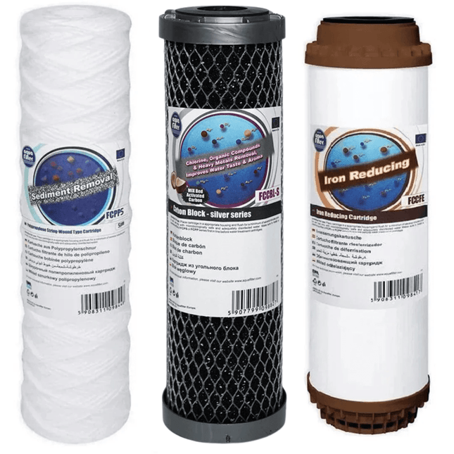 Aquafilter FCPP5 FCCBL - S FCCFE replacement cartridges set - GroAqua