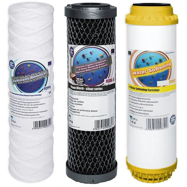 Aquafilter FCPP5 FCCBL - S FCCST replacement cartridges set - GroAqua