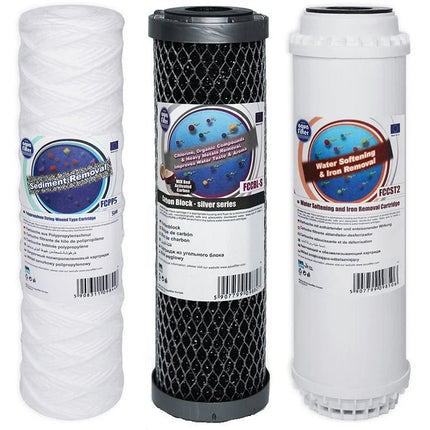 Aquafilter FCPP5 FCCBL - S FCCST2 replacement cartridges set - GroAqua