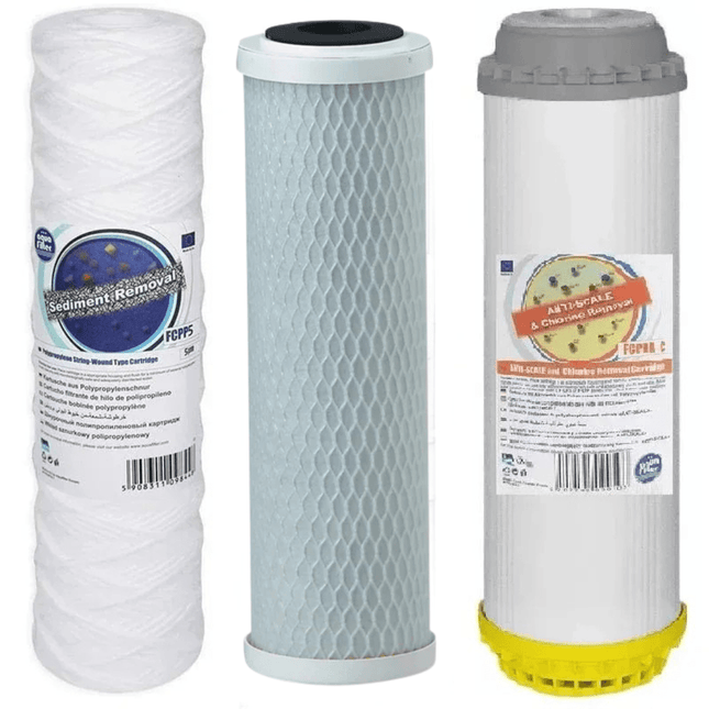 Aquafilter FCPP5 FCCBL - S FCPRA - C replacement cartridges set - GroAqua