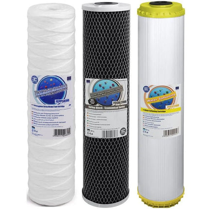 Aquafilter FCPP5M20B FCCBL20BB FCCST20B Big Blue 20" replacement cartridges set - GroAqua