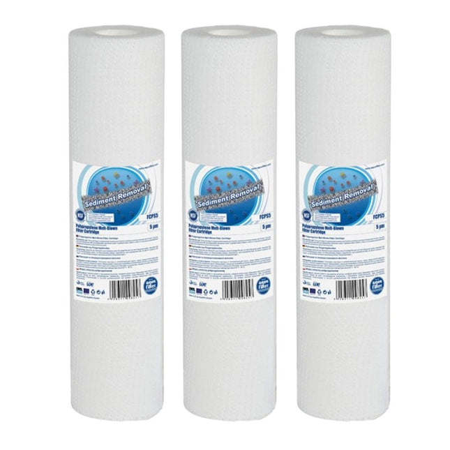 Aquafilter FCPS Melt-blown PP Sediment filter cartridge 3pk Cartridge Filter Aquafilter 1 Micron