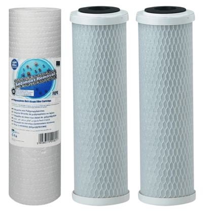 Aquafilter FCPS5 and 2 x FCCBL - S replacement cartridges set - GroAqua