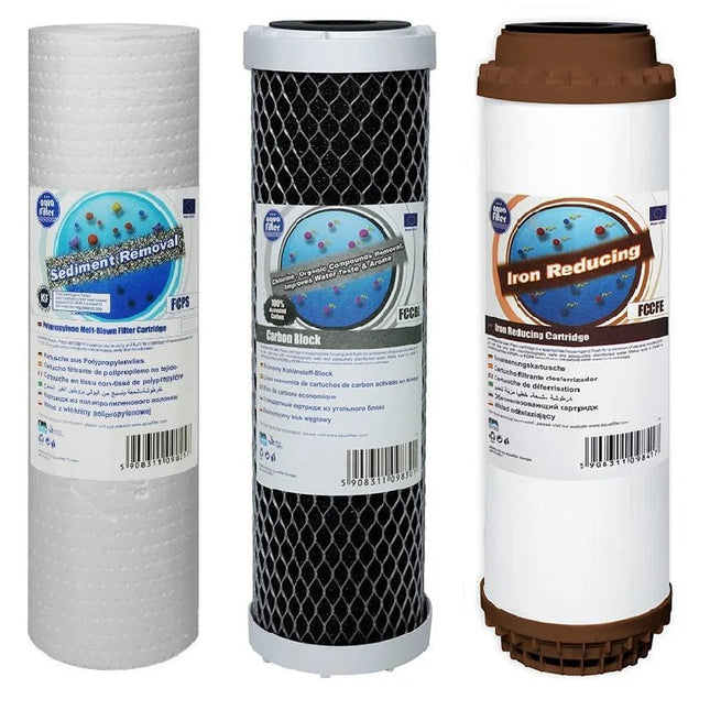 Aquafilter FCPS5 FCCBL FCCFE replacement cartridges set - GroAqua