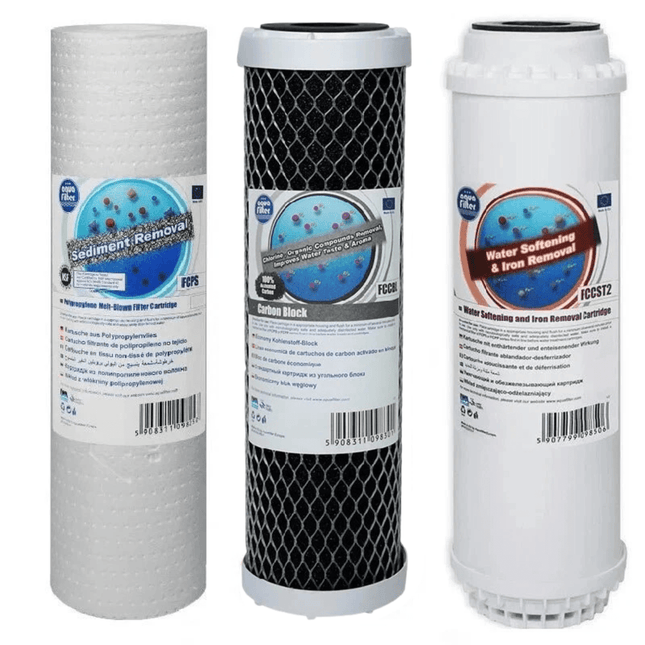 Aquafilter FCPS5 FCCBL FCCST2 replacement cartridges set - GroAqua