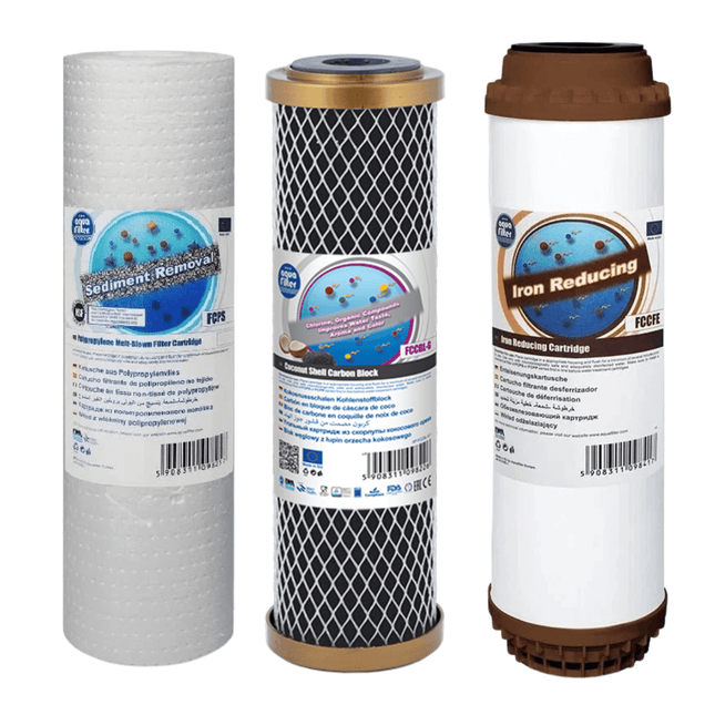 Aquafilter FCPS5 FCCBL-G FCCFE replacement cartridges set - GroAqua