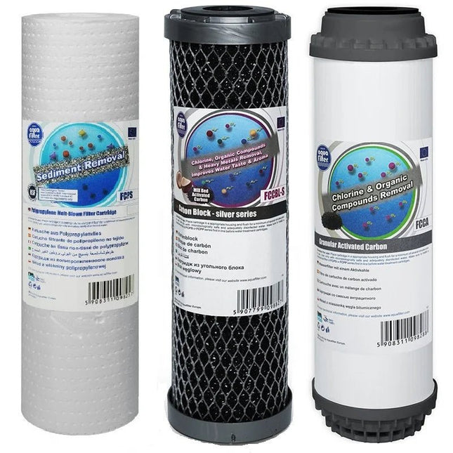 Aquafilter FCPS5 FCCBL - S FCCA replacement cartridges set - GroAqua