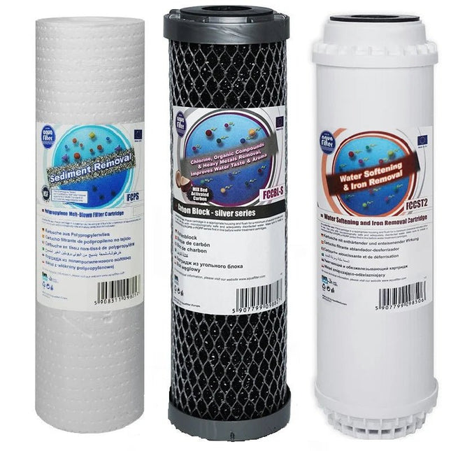 Aquafilter FCPS5 FCCBL - S FCCST2 replacement cartridges set - GroAqua