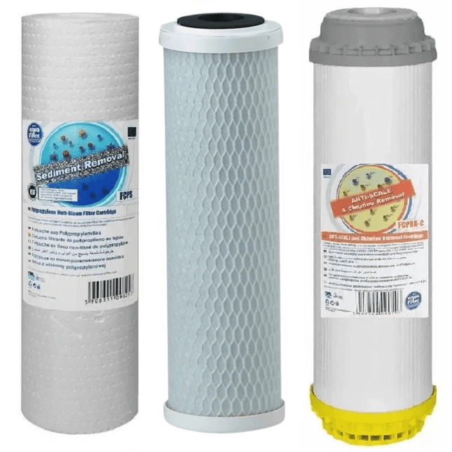 Aquafilter FCPS5 FCCBL - S FCPRA - C replacement cartridges set - GroAqua